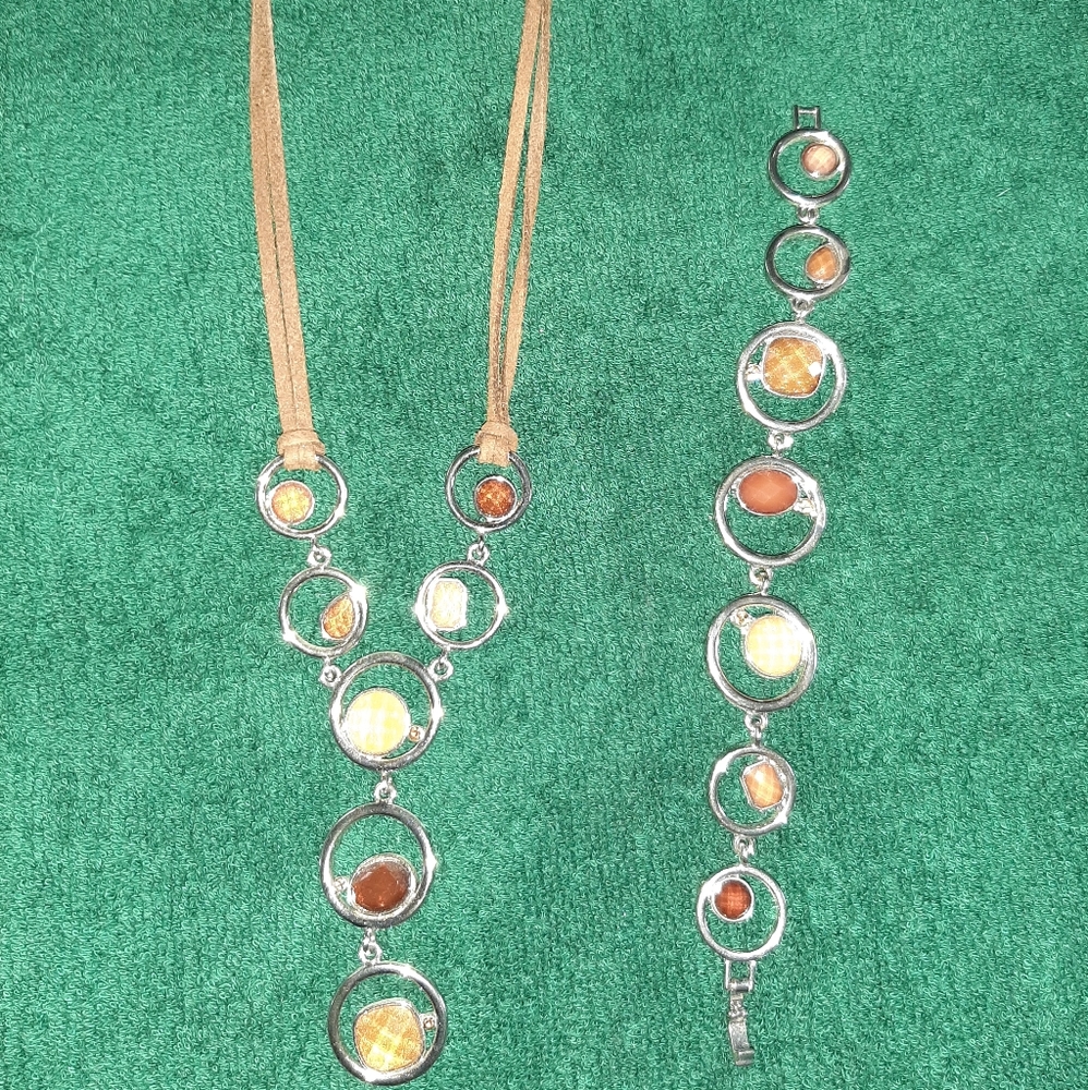 Lia Sophia Necklace and Bracelet